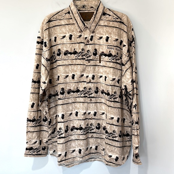 North River button down duck shirt Men's XL - Picture 1 of 6